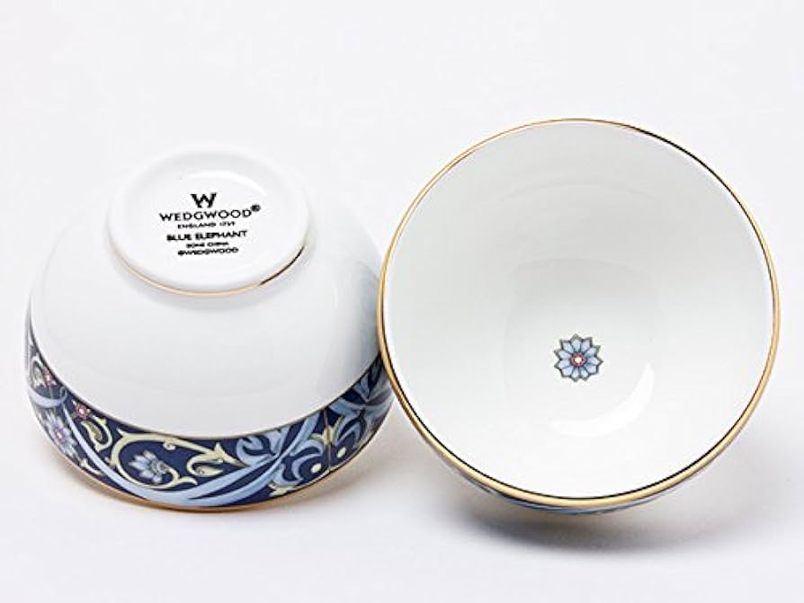 Amazon | ウェッジウッド ブルーエレファント カップ＆ソーサー 6客